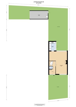 Floorplan - Linnaeuslaan 86, 1431 JW Aalsmeer